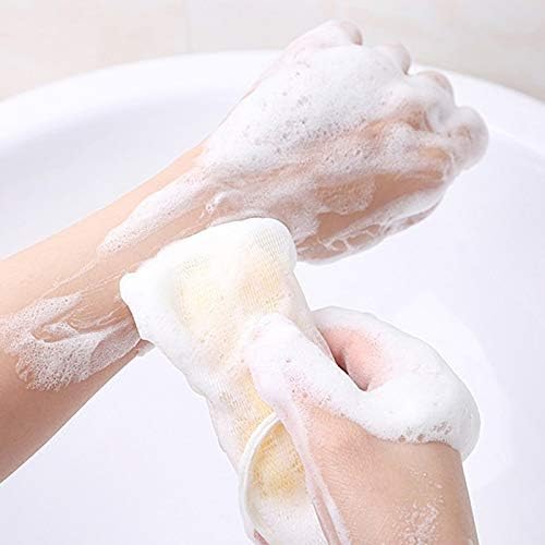 Wakaka 10-Piece Whisk Net with Soap Filling, Soap Net, Soap Bag, Whip, Mesh Material, Drawstring Bag, Bath, Foaming Massage, Exfoliating - NewNest Australia
