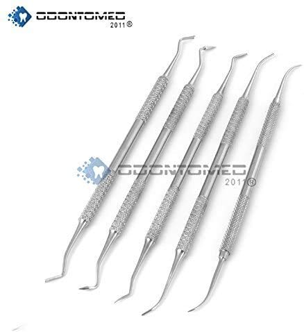 OdontoMed2011® Set of 5 Pieces Wax Carver 'PK Thomas 1, 2, 3, 4 and 5 Stainless Steel Dental LAB Instruments