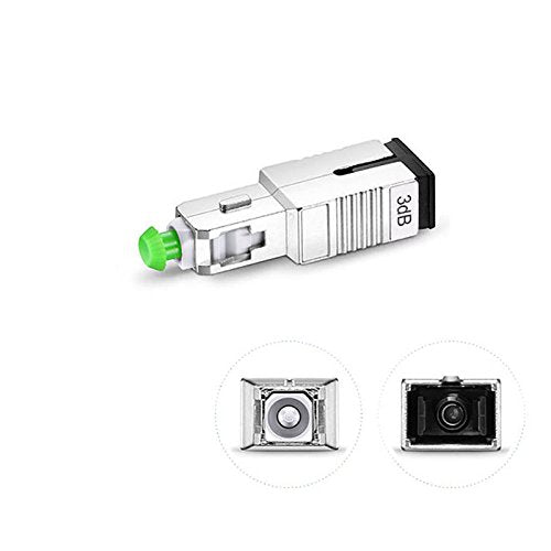 3Db SC/APC Female to Male Fiber Optic Attenuator SC APC Single Mode Simplex Fixed Optical Attenuator 3dB
