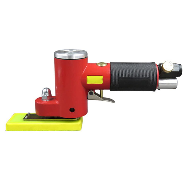 Mini Straight Line Air Polisher,Mini Straight Line Air Sander with 2 Sanding Pads Random Orbital Pneumatic Sander Air-Operated Handheld Polisher Waxer for Auto Body Work Furniture Wood Metal Su KP-6902