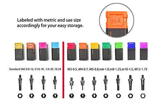 RZX 16" RIVET NUT TOOL Hand Blind Riveter ,RIVNUT Riveting Tools with Nut Setting System M3 M4 M5,m6,m8,m10 M12, 10-24, 1/4-20 , 5/16-18,3/8-16 ,1/2-13 totally 12 mandrels
