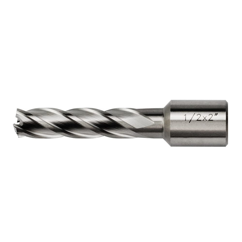 OSCARBIDE 1/2" x 2" HSS Annular Cutter 3/4" Weldon Shank Mag Drill Bit | 2 Flat | 1/2"Cutting Diameter | 2"Cutting Depth | Burr-Free Holes | Rapid Chip Removal | 10x Faster Than Twist Drills
