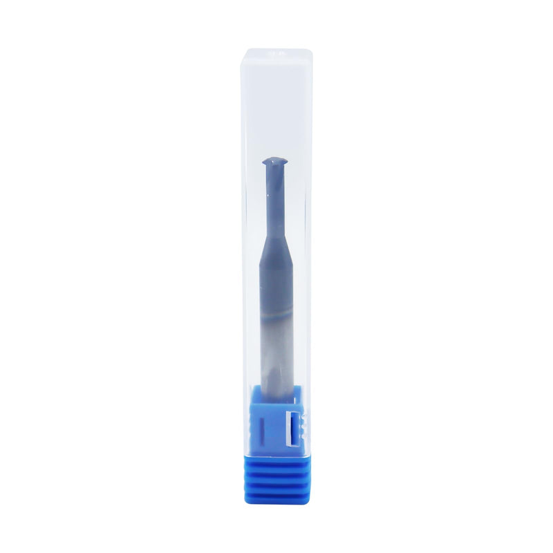 20-56 TPI Single Pitch 1/4in Solid Carbide Thread end Mill,0.018in Cutting Diameter,Necked to Thread 0.5in Deep,4 Flute Bits Tool for Medium Hardness Steel, Brass, Iron