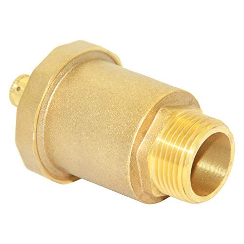 Beduan Brass 10500-VE Automatic Float Valve, 3/8" Male Thread Air Release Valve Air Bleeder Valve Vent Valve