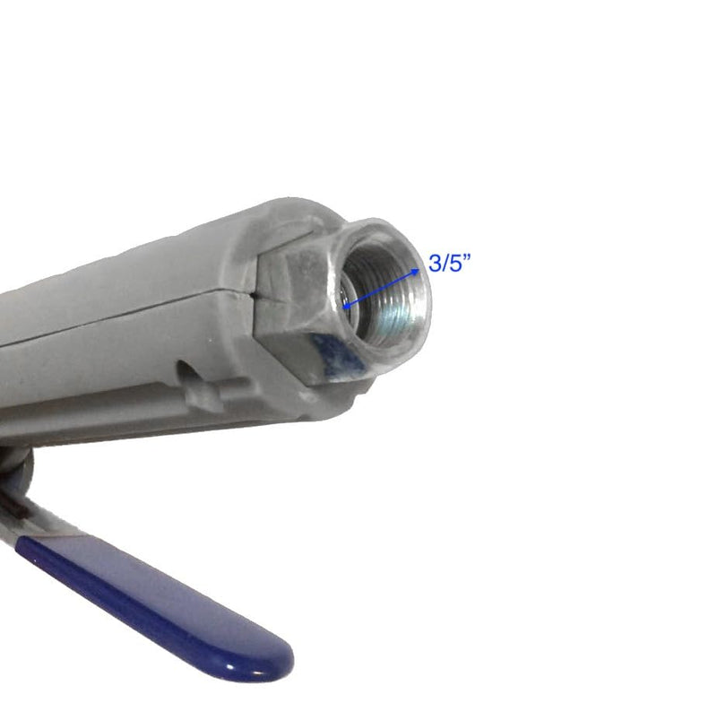 Sand Blaster Gun, Sandblasting Gun with 4X Ceramic Tip Abrasive Sandblaster Gun Kit with Nozzles (2/2.5/3/3.5mm) to Deburr Remove Rust Paint Stain