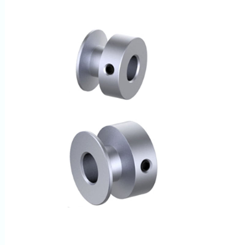 CHANCS Outer Diameter 30mm Single Groove Pulley 8mm Fixed Bore Pulley for Drilling Machine 6MM PU Round Belt 30x8mm