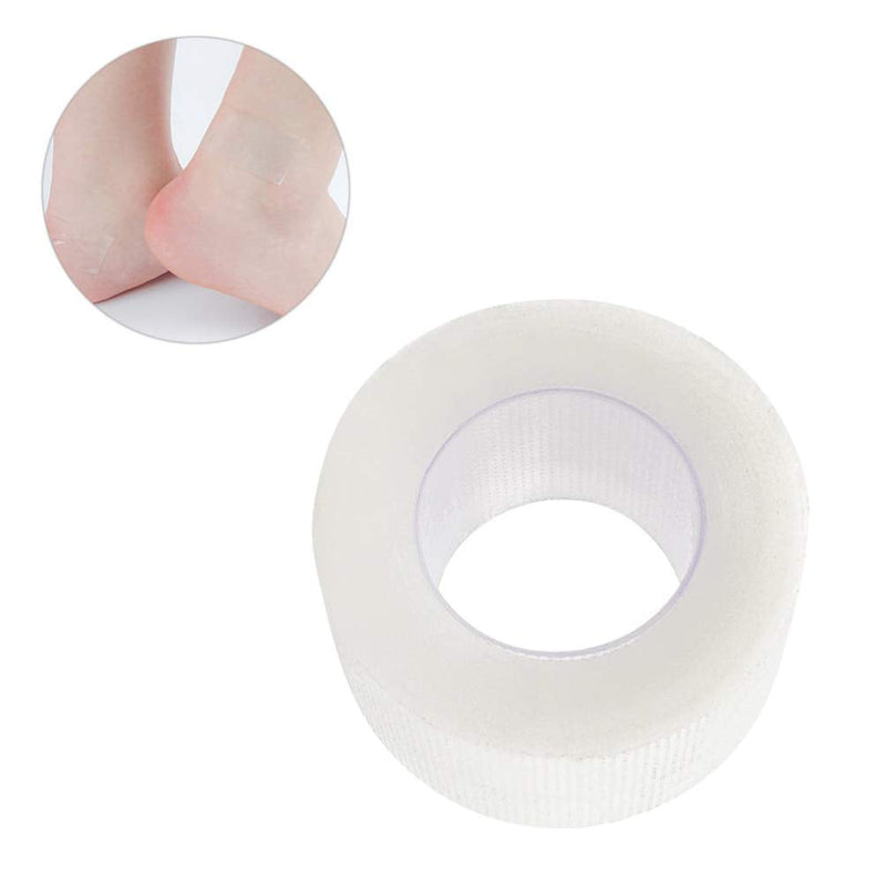 2 Rolls Feet Moleskin Tape Invisible Adhesive Pads Heel Cushion Bandages Heel Pads for Feet Padding Protecting Foot Heel