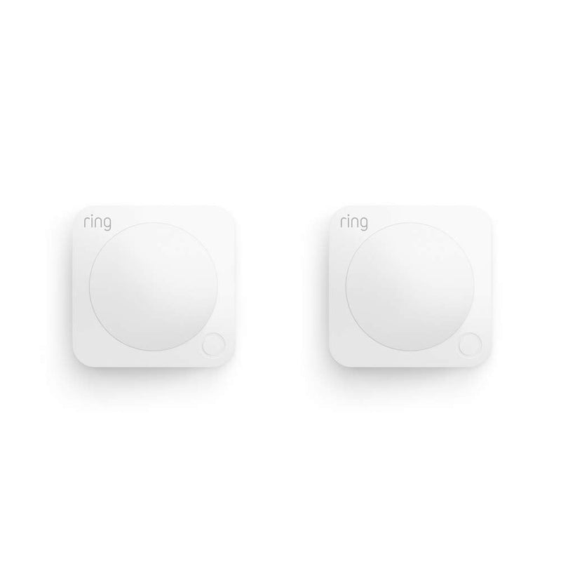 Ring Alarm Motion Detector 2-Pack (White) | Pet-Friendly Security with Adjustable Settings | 90° Coverage & 25ft Range | Easy Installation | Base Station Required 2 Pack