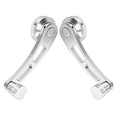 Window Crank, 2pcs Alloy Car Window Handle Crank Winder Riser Winder Crank Fit for Classic Car (Silver) - NewNest Australia