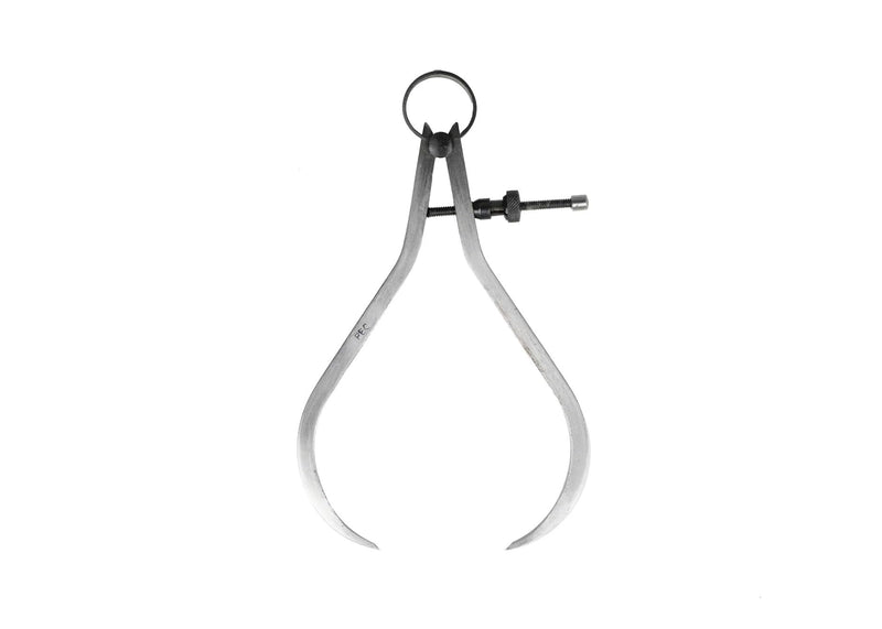 PEC Tools Spring-Type Outside Calipers, Precision External Measuring Tool –Quick Nut, Fine-Adjustment Layout Calipers (4 inches) Quick Nut Outside Caliper 4 Inch