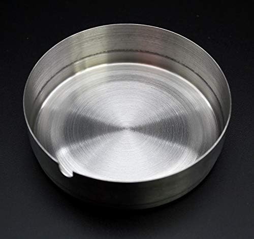 Echo Metal Stainless Ashtray 97 φ Silver 97x97xh28 mm 0899 – 083 - NewNest Australia