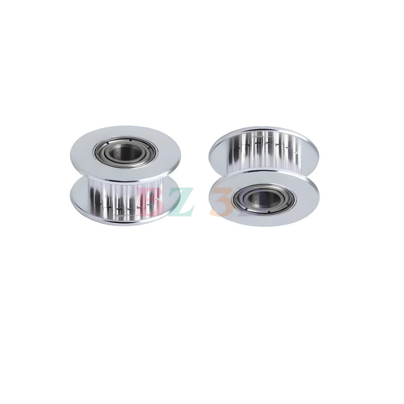 GT2 Idler Pulley 20 Teeth Bore 5mm Width 6mm 20T GT2 Idler 5mm for 3D Printer 6mm Width GT2 Timing Belt.(10pcs) GT2 Idler 6mm Width 20 Tooth Bore 5mm