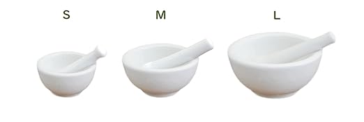 Freet Mortar & Pestle Set, Made in Japan, Includes Mat, Convenient for Homemade Cosmetics! Also Great for Kitchen Use, M: Approx. Φ3.6 x 1.8 inches (9.3 x 4.5 cm), Pestle 3.7 inches (9.5 cm) - NewNest Australia