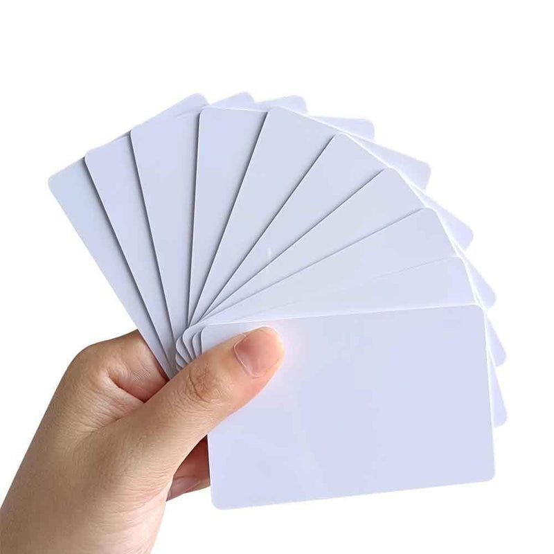 T5577 Smart Cards, Contactless 125khz RFID Rewritable Proximity Clamshell Weigand Prox Card, Compatible with 1386 1326 H10301 Format Readers and Keyless Entry Access Control Systems (10) 10
