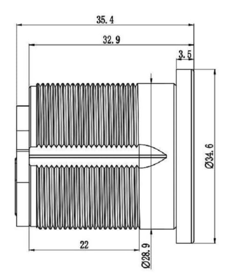 SFIC Standard Mortise Housing for Stanley, Dorma Kaba, Arrows, Best, Falcon 7pins/6pins IC Core Using