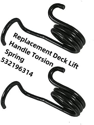 Replacement Deck Lift Handle Torsion Spring 532196314 Fits CT153 W17542H GTH 263T PPX20VA46 YTH20V46 PB15542LT CTH173 YTH (2 Pack) - NewNest Australia