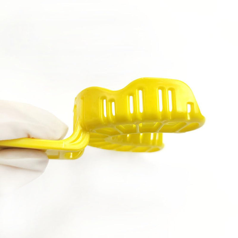 6pcs/Bag Dental Thermoplastic Impression Tray S M L for Irregular Tooth Alignment Can Be Reshaped Printer Trays