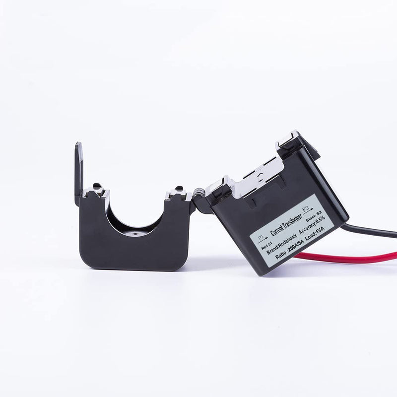 AC Current Sensor Transformer, Core Current Transformer Coil Sensor for 200A Amp Energy Meter