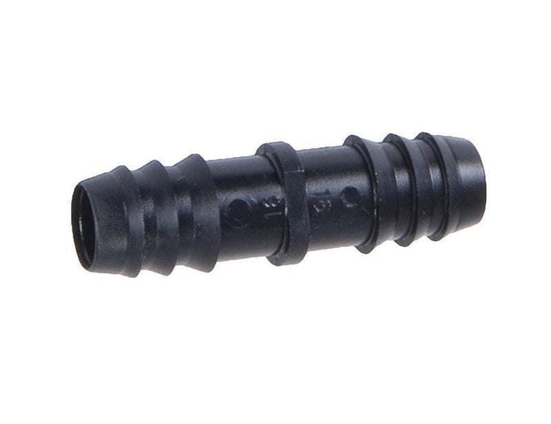 Irrigation Fittings Kit for 1/2" Tubing 20 PIECE SET - 5 Tees, 5 Couplings, 5 Elbows, 5 End Cap Figure 8 Plugs - Barbed Connectors (For Rain Bird 16mm .520 ID and Compatible Drip or Sprinkler Systems) Black