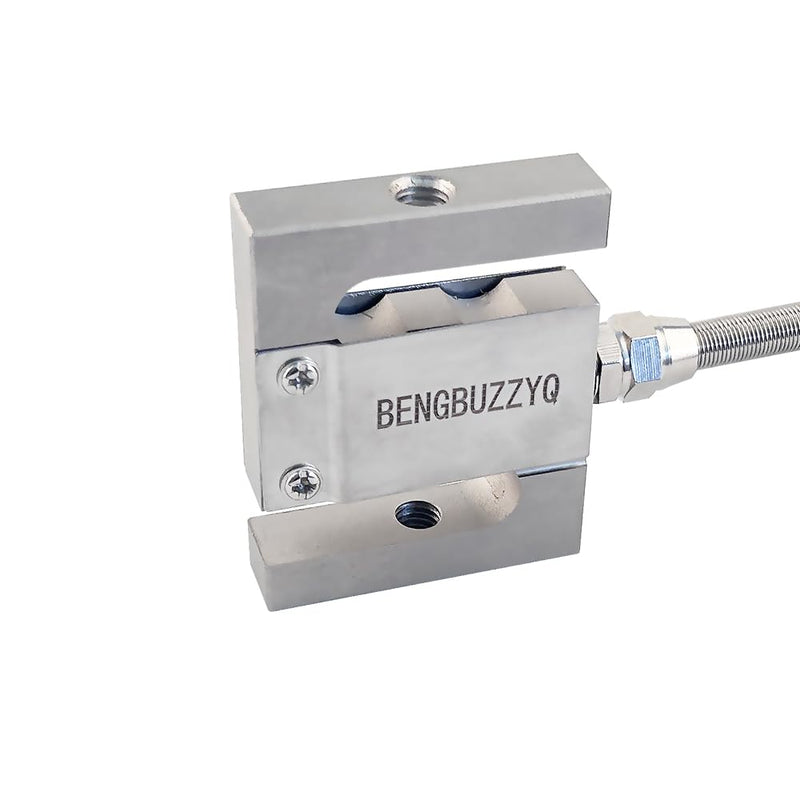 S-Type Load Cell 5kg–20t, Tension & Compression Force Sensor, High Accuracy, Stainless Steel, 4-20mA / mV/V Output(2T,M16) 2T M16