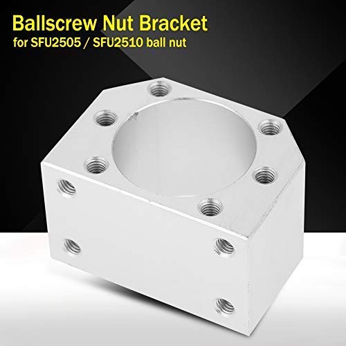Ballscrew Nut Housing for SFU 2505 / SFU 2510, DSG25H Ball Screw Nut Housing Seat Mount Bracket Holder Base for CNC Router Milling Drilling