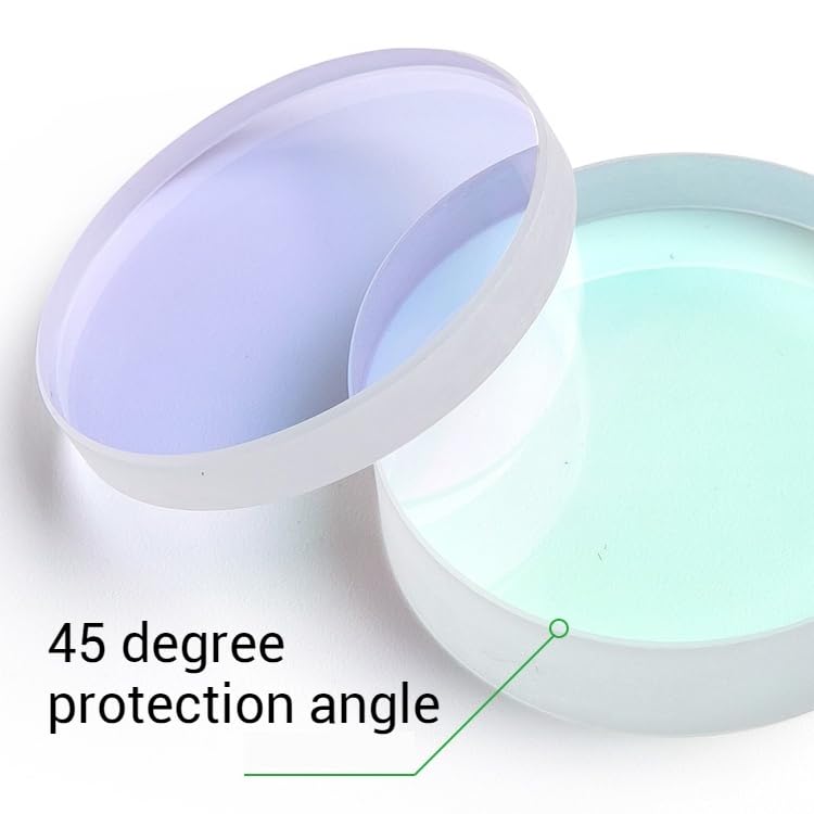 Fiber Protective Lens D18*2 0-3kw for 1064nm Fiber Engraver Laser Machine Spare Parts Laser Lens for SUP 23T welding gun (10 PCS) 10