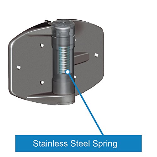 National Hardware N346-207 TruClose Spring Hinge in Black, 3-9/16" x 5-1/4"