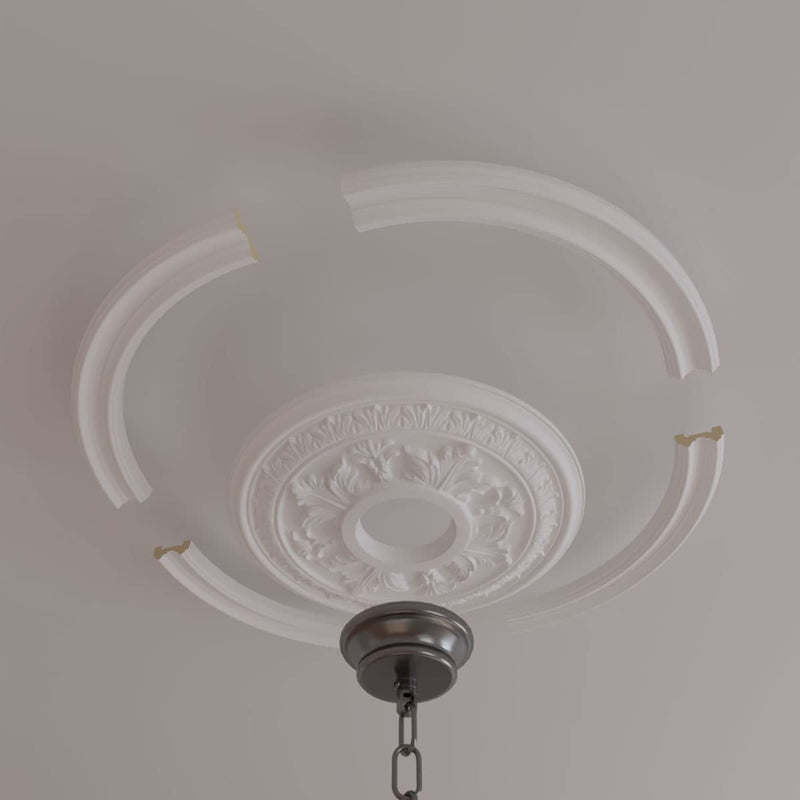 24"OD Ceiling Ring with 15 3/8"OD Ceiling Medallion Baltimore Light Accent Kit