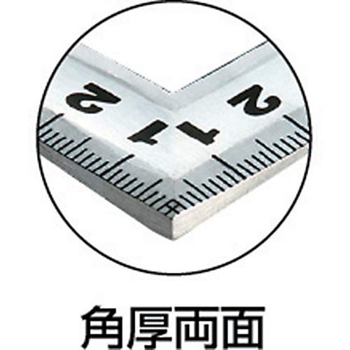 Shinwa Sokutei 10030 Silver Curve Scale for Construction Ironwork, 19.7 inches (50 cm) 50cm