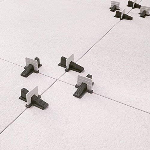 Peygran Leveling Tabs 16-30mm Tile Thickness 1mm Pack of 300 1/32" (1mm) - 300clips/bag