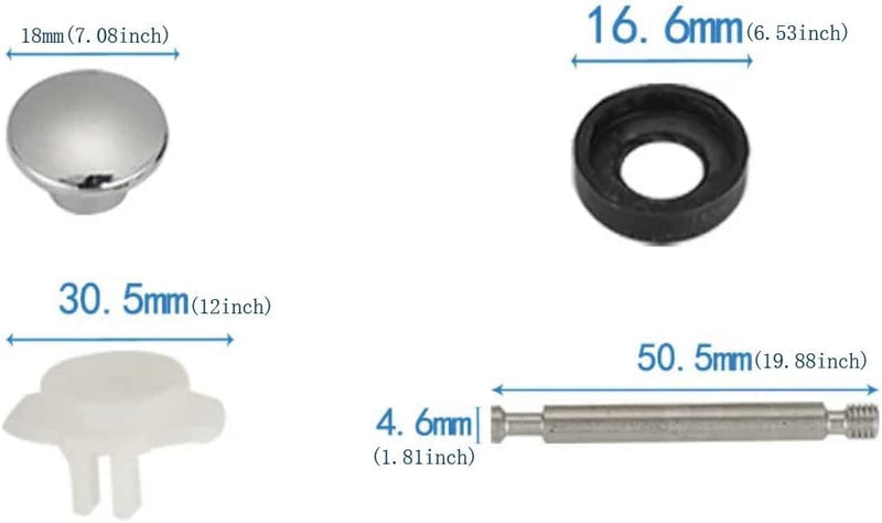 TUB Diverter SPOUT Repair KIT，Diverter Tub Spout Repair Kit，Bathtub Spout with Diverter Repair Kit，Chrome(Universal FITS Most)