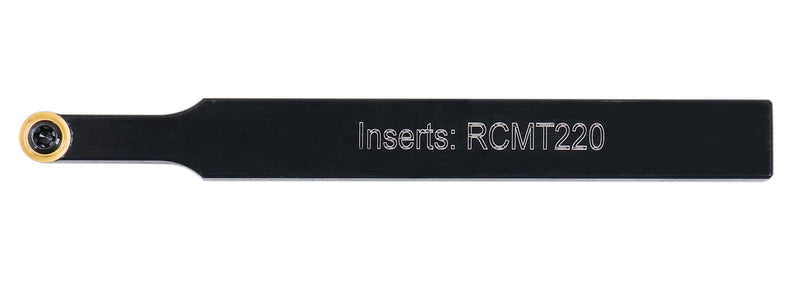 Accusize Industrial Tools 3/8 x 3-1/2 in SRDCN06-2J Indexable Toolholder for RCMT220 Inserts, 2376-0006 3/8 x 3-1/2 inch