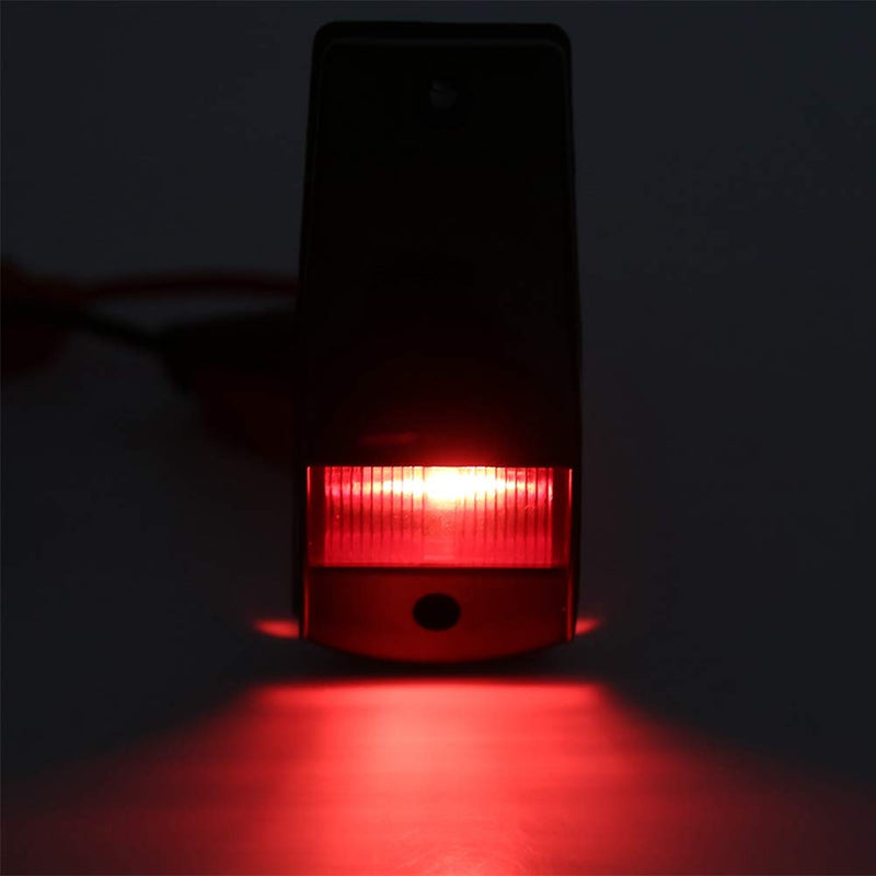 EVGATSAUTO Boat Navigation Lights 12V Red Green LED Pair for Boats and Yachts – Marine Side Lights, Black