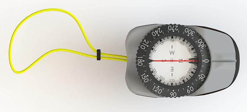 Handbearing Compass - V-Finder - Ergonomic and Ambidextrous Design - 40mm Dial. Shockproof, Waterproof and Sandproof. Precise and Precious Companion When Trekking or Hiking. - Made in Europe