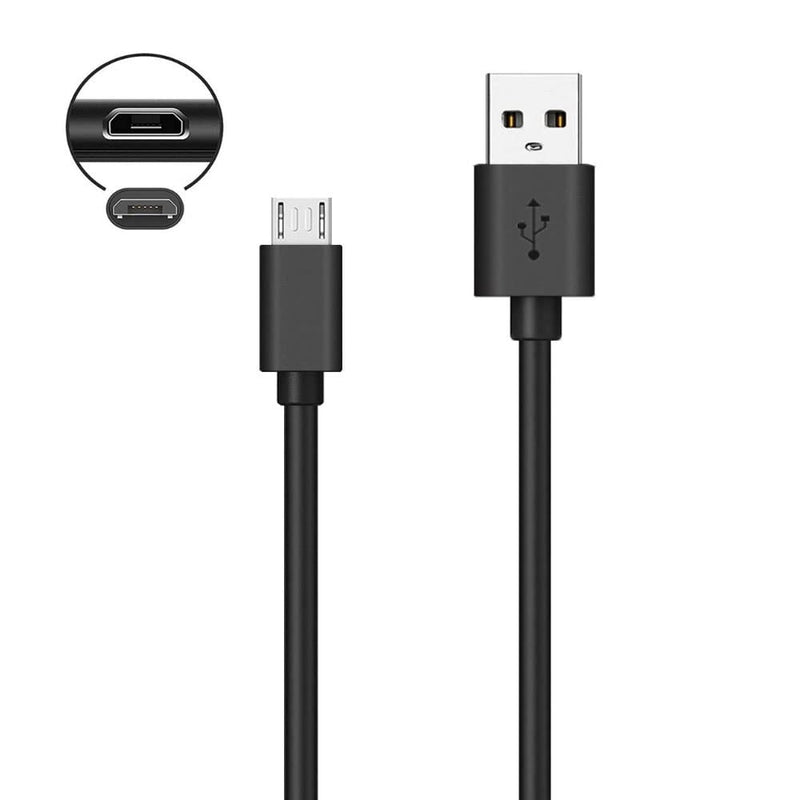 Ring Doorbell Camera Replacement Charger Charging Cable Power Cord Wire Compatible for Ring Enabled Video Doorbell (Released in 2020) 2/3/3 Plus/ 4, Peephole Cam, Doorbell Pro (5FT USB+AC Adapter)