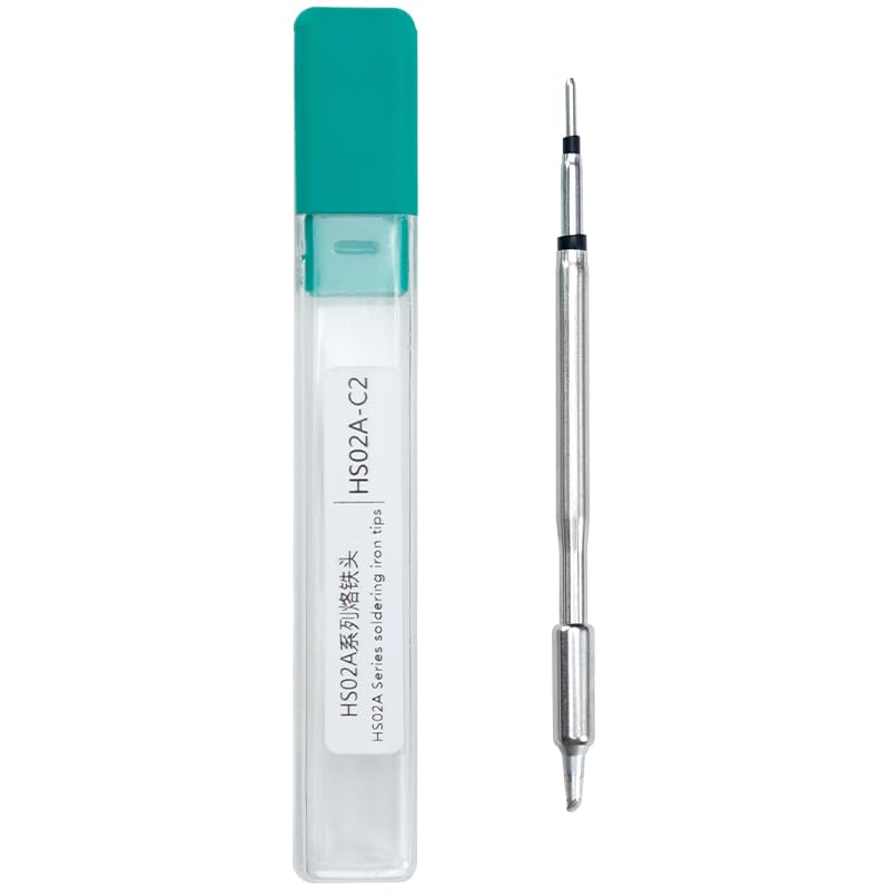 FNIRSI F245 Soldering Iron Tips for HS02A DWS200, F245-K, KU, JS, I, C2, B Replacement Tips, Constant Temperature Solder Iron Head