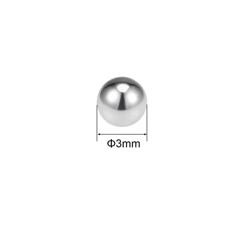 uxcell 3mm Bearing Balls 304 Stainless Steel G100 Precision Balls 500pcs