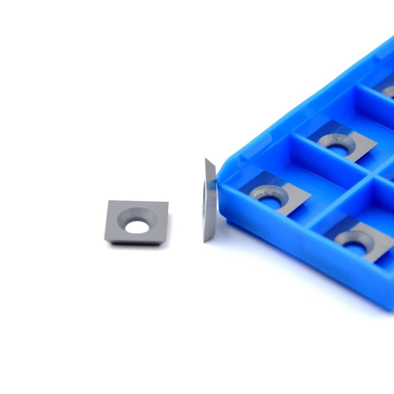11mm Square Straight Carbide Inserts for woodturning, 11×11×2.0mm Replacement Cutter for Woodworking Fits Spiral Helical Planer Cutter Head or lathe Turning Tipped, 10pcs 11x11x2mm
