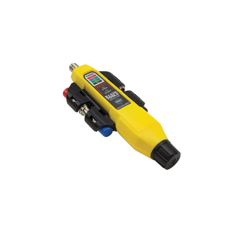 Klein Tools VDV512-101 Explorer 2 Coax Tester Kit, Includes Cable Tester / Wire Tracer / Coax Mapper with Remotes to Test up to 4 Locations Coax Explorer 2 with Remote Kit
