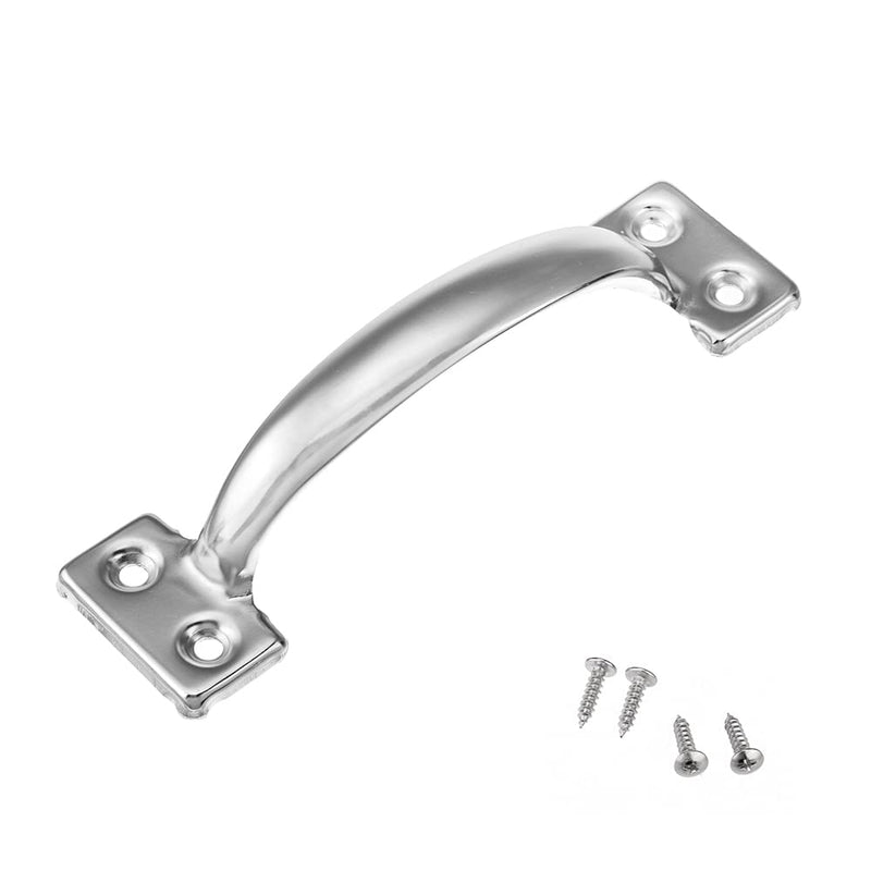 V171 6-1/2" Gate Handle, Screen Door Handle in Stainless Steel Color- 2 Pack 2 Pack Stainless Steel