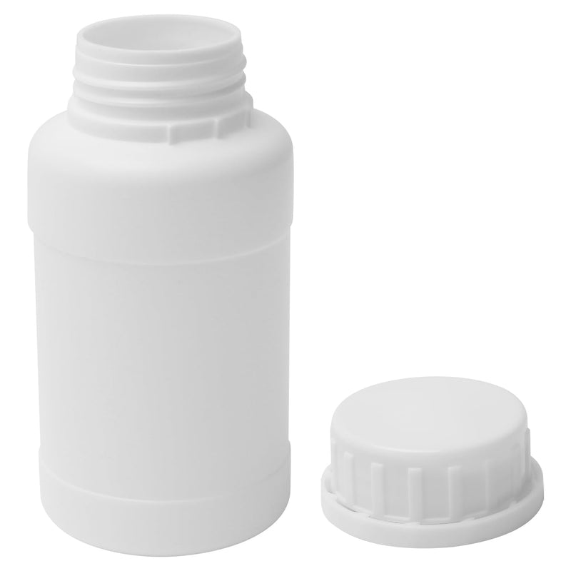 Othmro 20pcs 8.45oz/250ml Plastic Bottles, Lab Chemical Reagent Bottle, Length 119mm Wide Mouth Laboratory Reagent Bottle, Sample Sealing Liquid Storage Container for Food Stores White