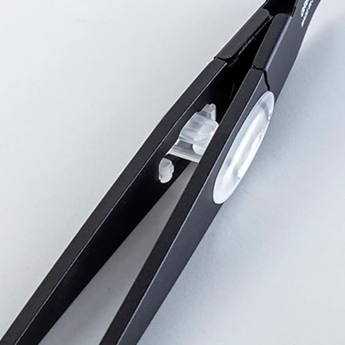 Green Bell Amazing Tweezers That Will Not Slip Off With Slanted End, Black - NewNest Australia
