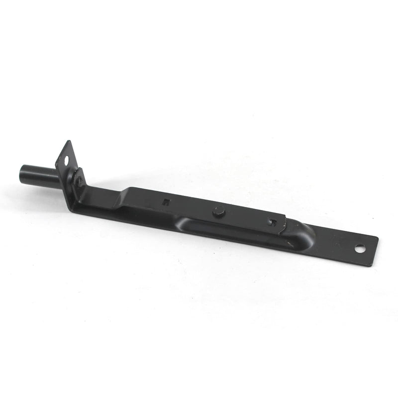 8 Inch Stainless Steel Door Lock Concealed Flush Bolt Slide Latch Bolt with Screws Black (4 Pieces) 8 Inch