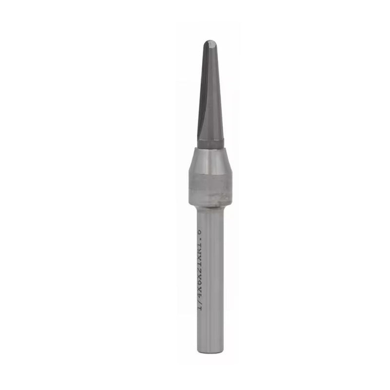 HUHAO 1/4 Inch TCT Router Bits, R1.6mm Rounded Bottom Arc Grooving Cutter for Wood Bending, CNC Milling Smooth Grooves in Solid Wood, Plywood, MDF for Furniture & Door Panels 1/4" Shank