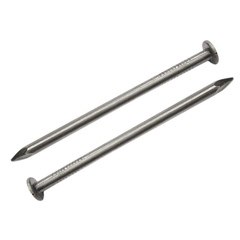 cSeao 100pcs Metal Cement Wood Sliding Nails for Wood Furniture, 50mm 2" Length, Common Nails Hanging Nails Picture Hanging Nails 2.8x50mm