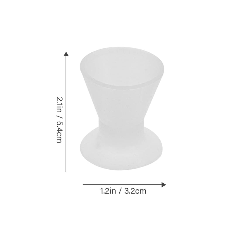 Healifty Dental Silicone Mixing Cup Lab Rubber Mixing Cup Self Coagulation Practical Dental Oral Cup