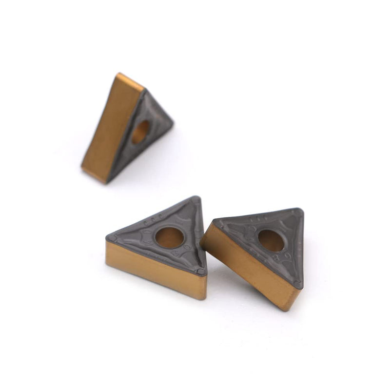 TNMG332 / TNMG160408-PM of CNC Carbide Inserts for Steel Turning Cutting Tools, The Chip Breaker"PM" fit for Semi-Finishing Metal Cutting, 10 PCS.
