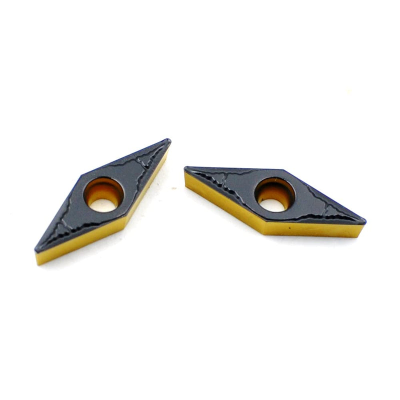 VBMT221 / VBMT110304 CNC Lathe Indexable Carbide Turning Insert for Metal Cutting, 1/4″ Inscribed Circle, VBMT, 10pcs