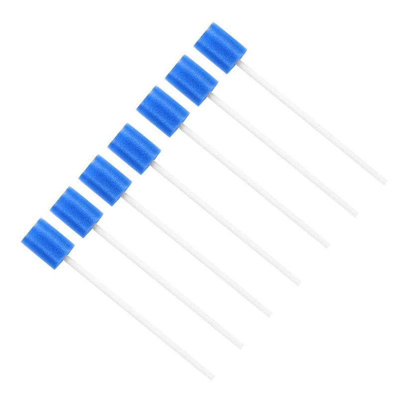 Healifty Mouth Swabs for Elderly, 30pcs Disposable Medical Sponge Stick Oral Care Cleaning Sponge, Blue 30Pcs Blue