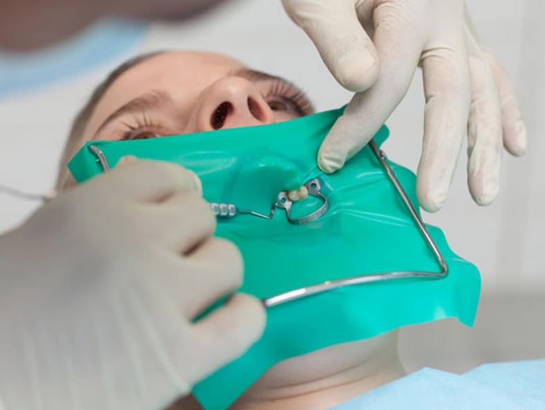 (MADE IN MALAYSIA) SANCTUARY DENTAL DAM LATEX 6"X6" (THIN) 36 SHEETS BLUE (6X6, BLUE)